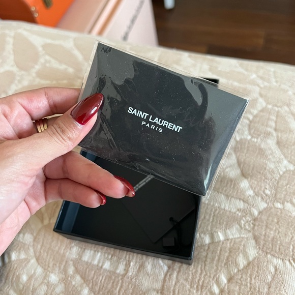 YSL small cream wallet - Picture 4 of 13